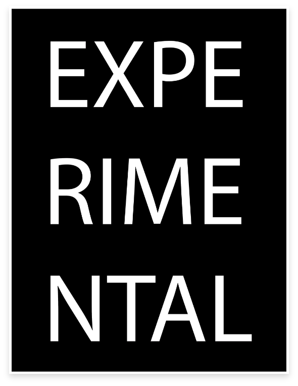 EXPERIMENTAL-plate-Bottom Logo